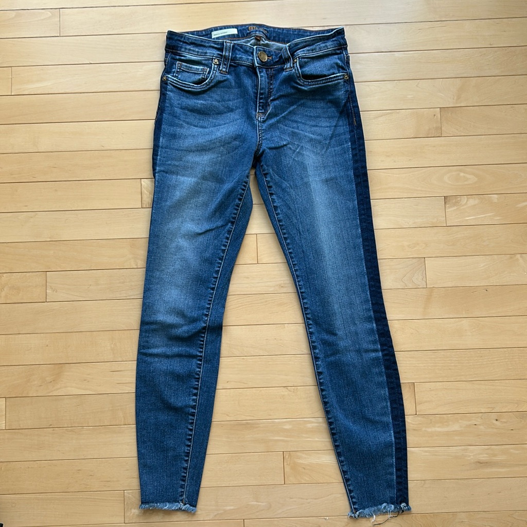 Kut Mid-Rise Ankle Skinny Jeans